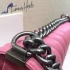 Chanel Boy chevron calfskin pink